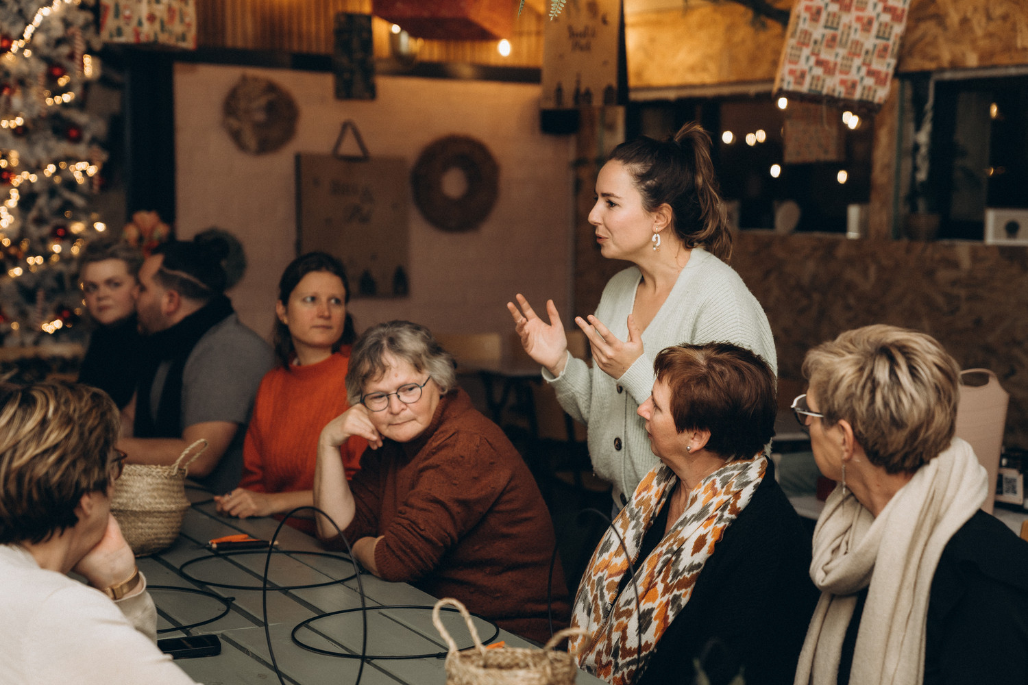 Bloemen die blijven – maak je eigen droogbloemenkrans - Workshop - Foto